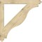 Ekena Millwork Funston Arts & Crafts Rough Sawn Bracket, Douglas Fir, 4"W x 46"D x 46"H BKT04X46X46FST03RDF - alternate 2